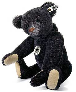 Steiff Black Mohair Teddy Bear 1908